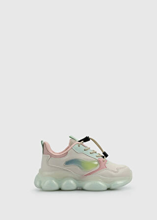 Krem Kız Çocuk Sneaker