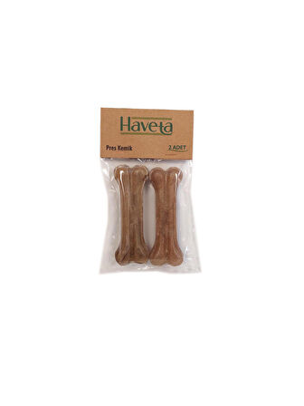 Haveta Pres Kemik S 10 cm Naturel 2 Adet