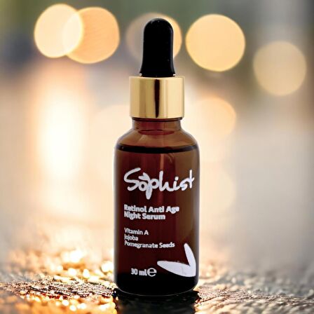 Sophist Anti-Age Night Serum 30mL - Yaşlanma Karşıtı Gece Serumu