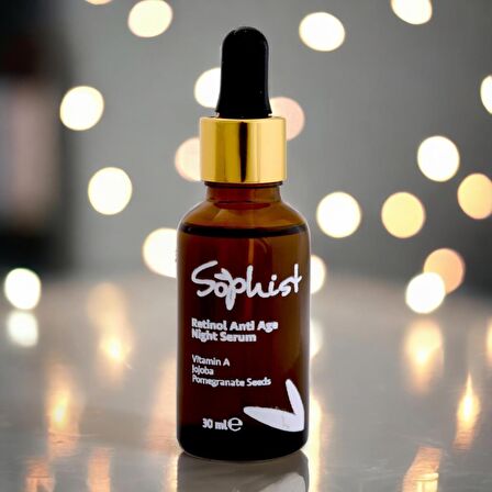 Sophist Anti-Age Night Serum 30mL - Yaşlanma Karşıtı Gece Serumu