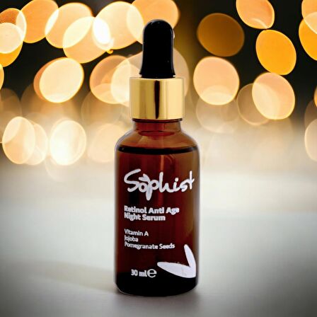 Sophist Anti-Age Night Serum 30mL - Yaşlanma Karşıtı Gece Serumu