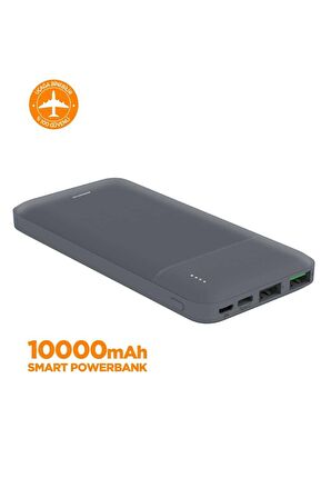 Polosmart PBS101 Micro USB + Type C Girişli 10.000 Mah Powerbank