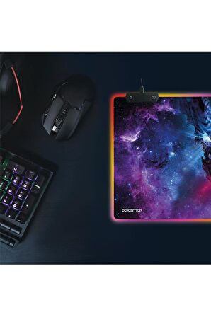 Polosmart PGM26 Gaming Işıklı Mouse Pad