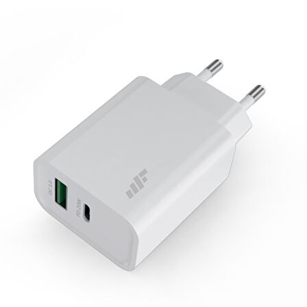 MF Product MFB104 Ouick Şarj 3.0 20W Hızlı Smart Duvar Şarjı Adaptör Beyaz