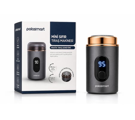 Polosmart Sıfır Traş Makinesi Koltuk altı, Bikini Bölgesi, Hassas Bölge Kullanımı 150 dk Kullanım
