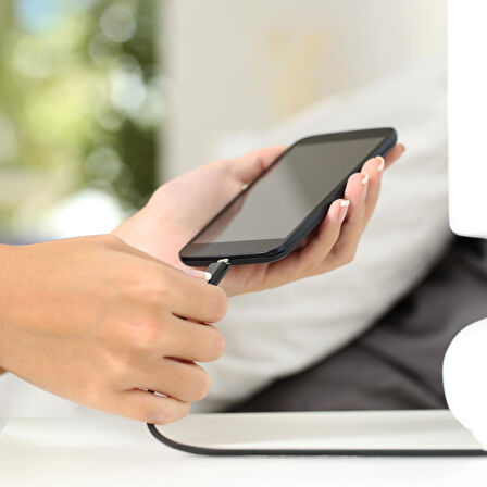 Polosmart PBS408 Lightning Şarj ve Data Kablosu 1.2 Metre Gri