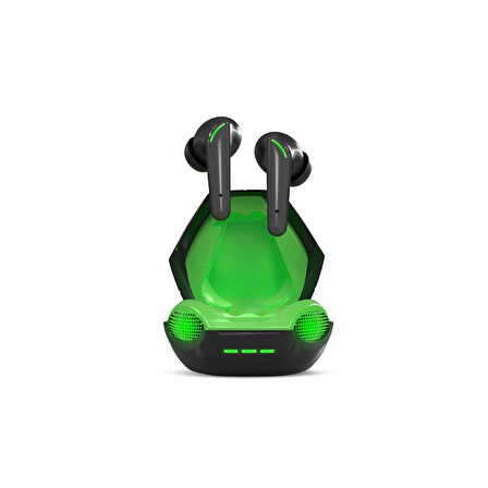 Polosmart PGS104 Kablosuz Kulak İçi Dokunmatik TWS Bluetooth 5.3 Gaming Oyuncu Kulaklık Siyah