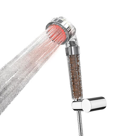 House Pratik HP51 Isıya Duyarlı LED Işıklı Duş Başlığı Gümüş