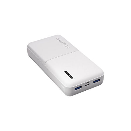 Nautica P240 20W PD 18W QC Hızlı Taşınabilir Şarj Cihazı Powerbank 20.000 Mah Beyaz