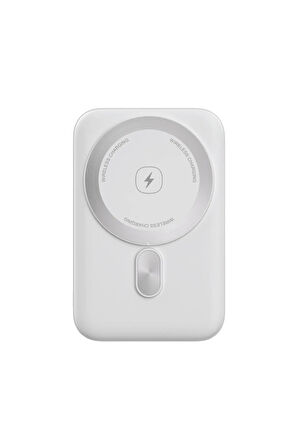 Polosmart PBS124 5.000 Mah Magsafe Taşınabilir Şarj Cihazı Beyaz