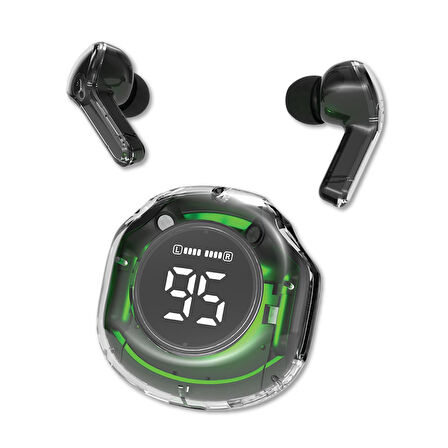 Polosmart PBS221 Bluetooth 5.3 Kablosuz Kulak İçi Kulaklık Siyah