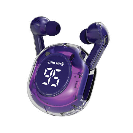 Polosmart PBS221 Bluetooth 5.3 Kablosuz Kulak İçi Kulaklık Mor