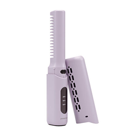 Polosmart PBS708 Şarjlı Mini Düzleştirici Tarak 2000mAh Lila 