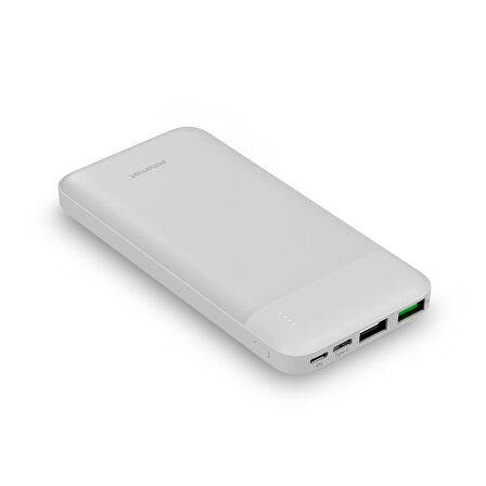 Polosmart PBS131 10000 mAh Powerbank Type-C Girişli Çift USB Hızlı Şarj Cihazı Beyaz