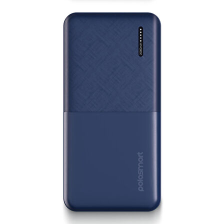 Polosmart PBS132 Led Göstergeli 2 USB 1 PD Çıkışlı Taşınabilir Şarj Cihazı Powerbank Navy