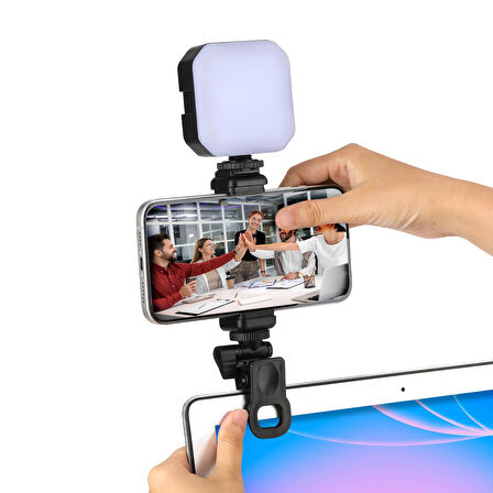 Polosmart PBS142 Pilli Led Işıklı Tripod Siyah 