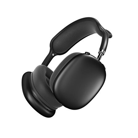 Polosmart PBS229 Kablosuz Bluetooth Şarjlı AUX TF Kart Girişli Kılıflı Kulak Üstü Kulaklık Siyah
