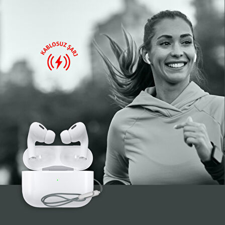 Polosmart PBS230 Bluetooth 5.3 TWS Kulaklık Wireless Şarj Dokunmatik Kontrol IOS Android Uyumlu 
