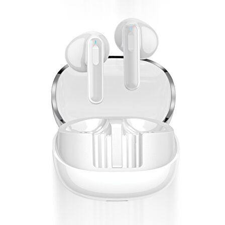 Polosmart PBS231 Kablosuz Bluetooth ENC Android IOS Uyumlu TWS Kulaklık Beyaz