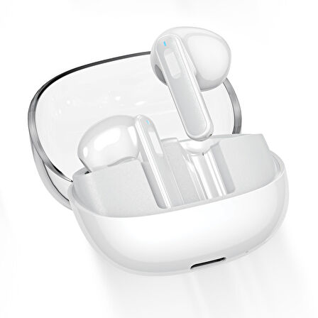 Polosmart PBS231 Kablosuz Bluetooth ENC Android IOS Uyumlu TWS Kulaklık Beyaz