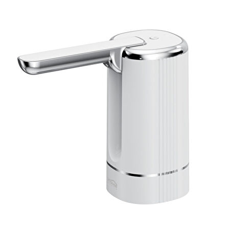 House Pratik HP82 Şarjlı Otomatik Type-C Girişli Damacana Su Pompası Beyaz