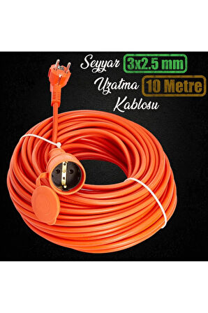 Hiva HV412 Seyyar Uzatma Kablosu  3 x 2.5 mm 10 m