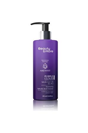 Beauty&more Ametist Purple Cloud Yağlı Ve Akneli Ciltler Için Yüz Yıkama Jeli 250 ml Salicylic Acid