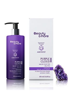 Beauty&more Ametist Purple Cloud Yağlı Ve Akneli Ciltler Için Yüz Yıkama Jeli 250 ml Salicylic Acid