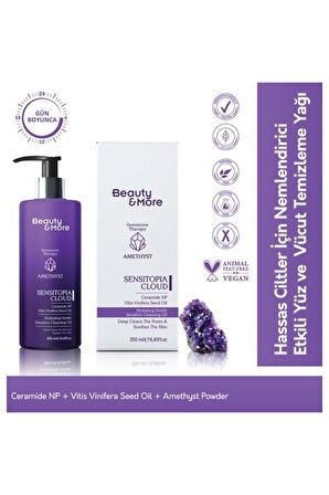 Beauty&more Ametist Purple Sensitopia Cloud Hassas Ciltler Için Nemlendirici Etkili Yüz Ve Vücut Tem