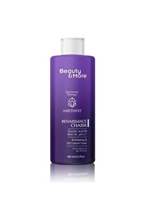 Beauty&more Ametist Renaıssance Charm Gözenek Sıkılaştırıcı Ve Arındırıcı Tonik 200 Ml Glycolic Acid