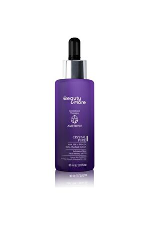 Beauty&more Ametist Crystal Pure Canlandırıcı Ve Cilt Tonu Eşitleyici Yüz Peelingi 30 Ml Aha 10% + B