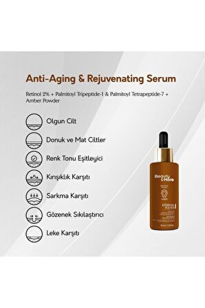 Beauty&more Amber Eternal Youth Yaşlanma Karşıtı Ve Yenileyici Serum 30 Mlretinol 2% + Palmitoyl Tri