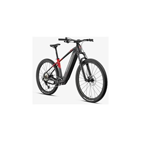Kron Makalu 29" MTB 17' 12 Vites Hidrolik Disk Fren Elektrikli Bisiklet Mat Siyah - Kırmızı