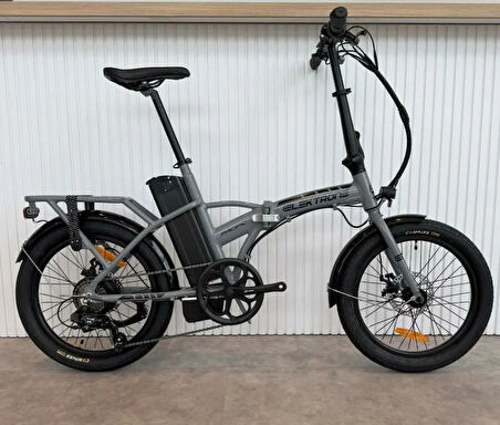Kron Elektrone Pasific 20 Jant E-Bike  MD 7 Vites Elektrikli Katlanır Bisiklet Nardo Gri/Siyah