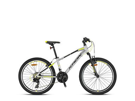 XC 75 - 24  MTB - 13' - 21 Vites - M.DISC - Mat Gri-Siyah/Neon Sarı