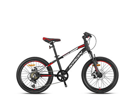 KRON XC 75 - 26  MTB - 14' - 21 Vites - M.Disc - Mat Siyah-Kırmızı/Bej