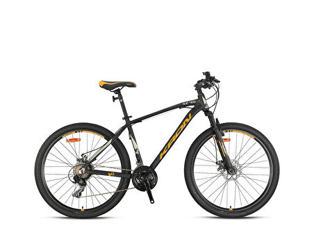 KRON XC 75 - 27.5  MTB - 18' - 21 Vites - V.B. - Mat Siyah-Neon Turuncu/Bej