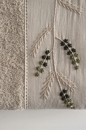 Ecocotton Derin Bej %100 Organik Pamuk Yüz Havlusu 50*90 cm