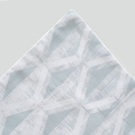 Tria Çift Kişilik Nevresim Takımı %100 Pamuk 210 TC 83 Tel Saten Digital Baskılı Mint 200x220 Cm