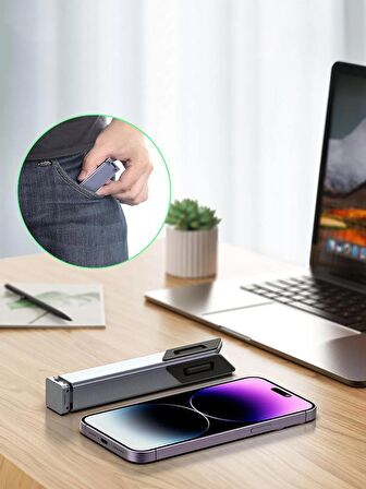 Raca Tech Laptop Macbook Uyumlu Notebook Standı Ayarlanabilir Katlanır Metal laptop Standı