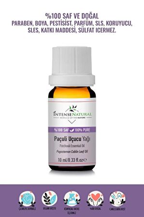 Paçuli (Tefarik) Uçucu Yağı 10 ml %100 Saf ve Doğal Patchouli Essential Oil