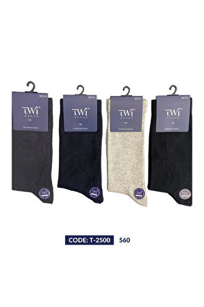 Twisocks Pamuk Soket Düz Karışık Çorap 12'li