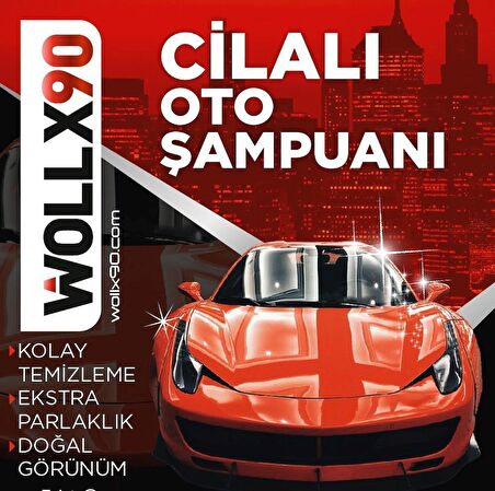 Wollx90 Cilalı Oto Şampuanı 1000 ml