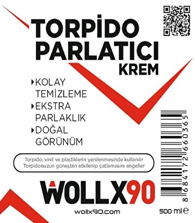 Wollx90 Torpido Parlatıcı & Koruyucu Sarı 500 ml