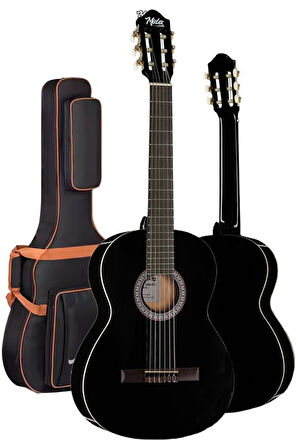 Midex MGX-200BK Kaliteli Klasik Gitar 4/4 Yetişkin Boy Full Set