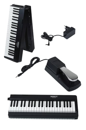 Midex PLX-100BK Taşınabilir Dijital Piyano Tuş Hassasiyetli 88 Tuş Bluetooth Şarjlı (Sustain Pedalı Kulaklık Çanta Metod)