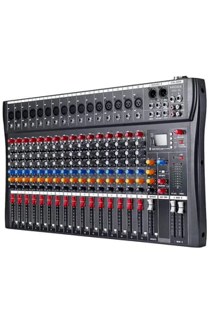 Midex Mix DM-16 Deck Mikser 16 Kanal Ses Mikseri (Bluetooth USB Efekt)