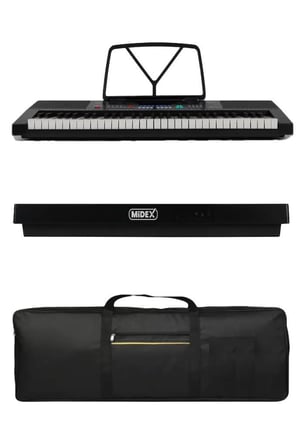 Midex PS-2500K LED Ekran 61 Tuşlu Org Klavye (Çanta Kulaklık Adaptör Notalık Metod)