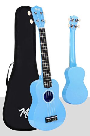 Midex UKX-233BL Mavi Concert Ukulele (Askı Çanta Metod Pena)