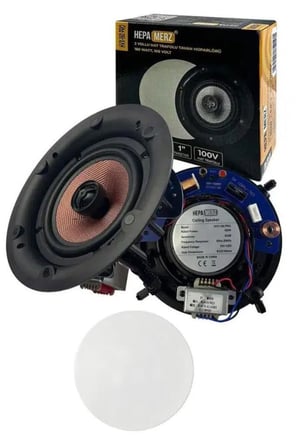 Hepa Merz HVX-160 PRO Üst Seviye Alçıpan Tavan Hoparlörü 16 cm 160 Watt 100V Trafolu (Adet)
